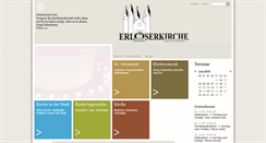 Desktop Screenshot of erloeserkirche-badhomburg.de